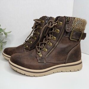Cliffs by White Mountain Hearty Womens Combat Boots Size 7.5M Streetwear Outdoor